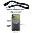 thumbnail image 4 of Universal 2 in 1 Black iPhone Necklace Holder & Credit Card Holder, Cell Phone Neck Strap Holder Compatible with iPhone 6 6S 7 8 8 XR XS Max Plus 11 Pro Note 10 Plus and Other Smart Phones, 4 of 6