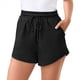 thumbnail image 2 of Pantalones Cortos de Verano para Mujer, Ropa Deportiva Informal, Ropa Deportiva de , Ropa de Playa para Vacaciones, Moda de Otoño Cómoda. Negro M, 2 of 8