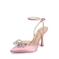 thumbnail image 1 of Zapatos de Tacón con Correa en el Tobillo y Pedrería para Mujer DREAM PAIRS Destiny Talla 9, 1 of 8