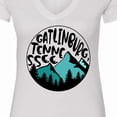 thumbnail image 4 of Inktastic Gatlinburg, Tennessee Mountains Women's V-Neck T-Shirt, 4 of 5