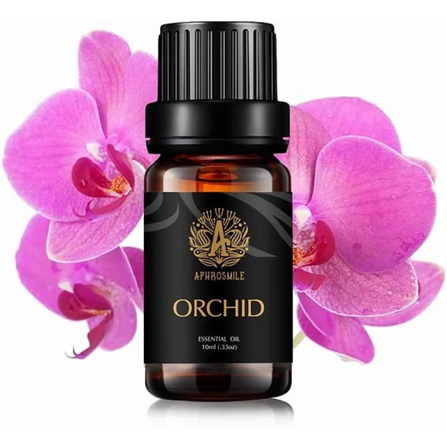 Aromatherapy Orchid Essential Oil for Diffuser, 100% Pure Orchid Essential Oil for Massage, 0.33oz-10ml 100% Pure Orchid Oil for Humidifier, Aromatherapy Orchid Oil for Air Freshener