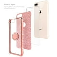 thumbnail image 2 of NOIR Glitter Rhinestone Cell Phone Case for Apple iPhone SE 2020/iPhone 8/iPhone 7, Rose Gold, 2 of 6