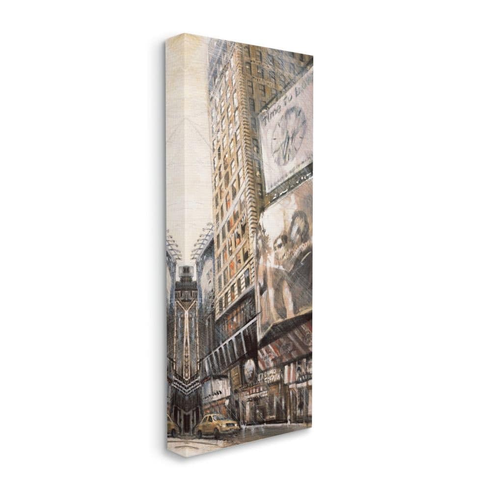 Stupell Home Décor New York City Stores Painting Canvas Wall Art by Matthew Daniels