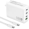 thumbnail image 1 of Cargador KAQIAR GaN USB C de 100 W para DJI/Specta Mini/Air/Mavic 3, 1 of 9
