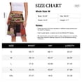 thumbnail image 6 of Asklazy Women's High Waisted Midi Skirt,Knee Length A-Line Flowy Swing Skirt,Soft Stretch Knit Work Skirt,Mother‘s Day,Red Block Mix,M, 6 of 9