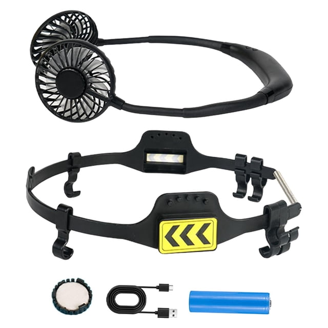 Fanático del casco duro,Ventilador portátil para cascos de seguridad,Ventilador portátil para construcción al aire libre,gorro de enfriamiento,Ventilador de casco con clip Ventilador de