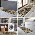 thumbnail image 2 of Brown and Black Leopard Print Kitchen Rug Mat,Kitchen Runner Rugs Non Skid Washable,Decorative Kitchen Floor Mats for Kitchen,Sink,Laundry,17"X47", 2 of 5