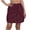 Bronze, variant on Women's Casual Cargo Skirt, Elastic Waist Drawstring Button Pocket Solid Skirt for Daily Wear & Outdoor Activities