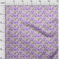 thumbnail image 3 of oneOone Cotton Poplin Twill Purple Fabric Travel Diy Clothing Quilting Fabric Print Fabric By Yard 56 Inch Wide, 3 of 4