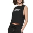 thumbnail image 2 of Calvin Klein Performance Womens Muscle Tank Black M, 2 of 3