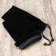 thumbnail image 3 of 4 bolsas de tela flocada negra para guardar relojes, joyas y joyas., 3 of 7