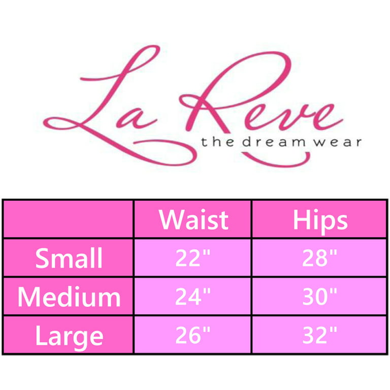 La Reve Womens Body Shaper Butt Lifter Shapewear, Small Medium Large X- Large