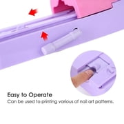 Nail Art Tools Nail Art Pattern Printer, Diy Imprint Nail Art Printer Printer Tool Set