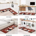 thumbnail image 2 of Fat Chef Kitchen Rugs and Mats Sets of 2,Red Kitchen Decoration Rugs,Rubber Backing Non-Slip Floor Mat for Sink Washable Waterproof Laundry Room Runner Rugs, 2 of 6