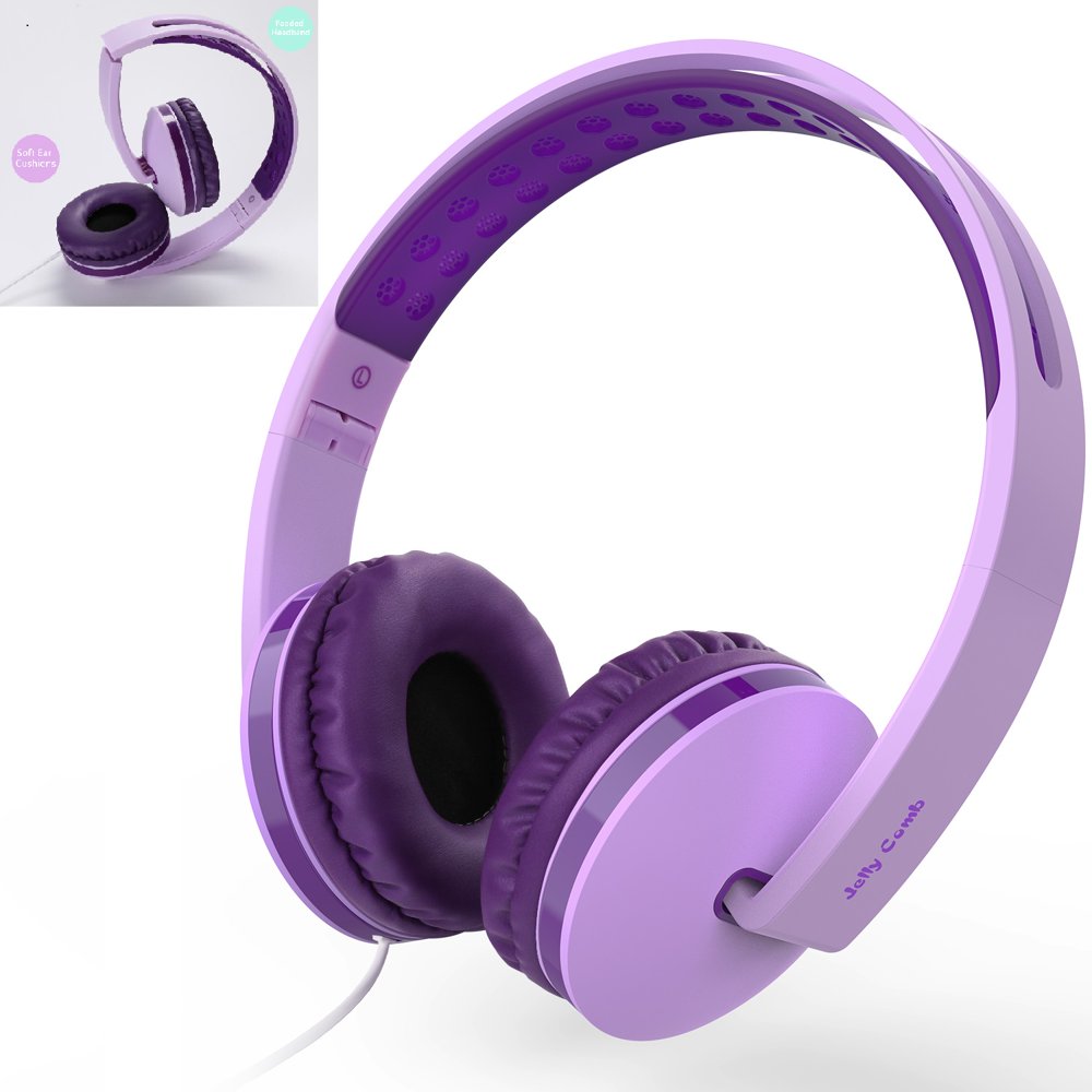Kids headphone Foldable Corded Headphones Wired Headsets with