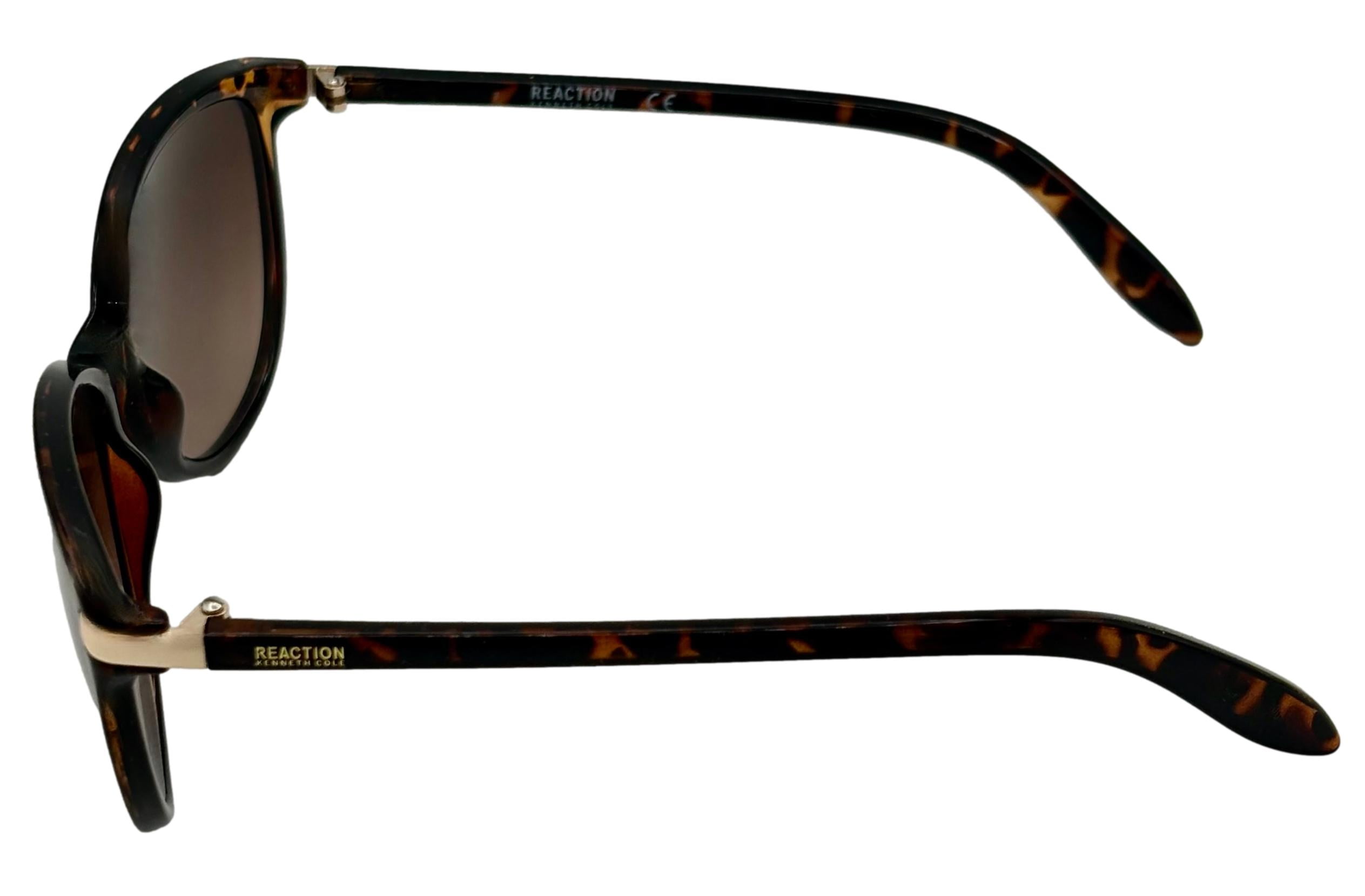 Kenneth Cole Reaction Sunglass Womens Oval Tortoise Plastic KC1410. 52F