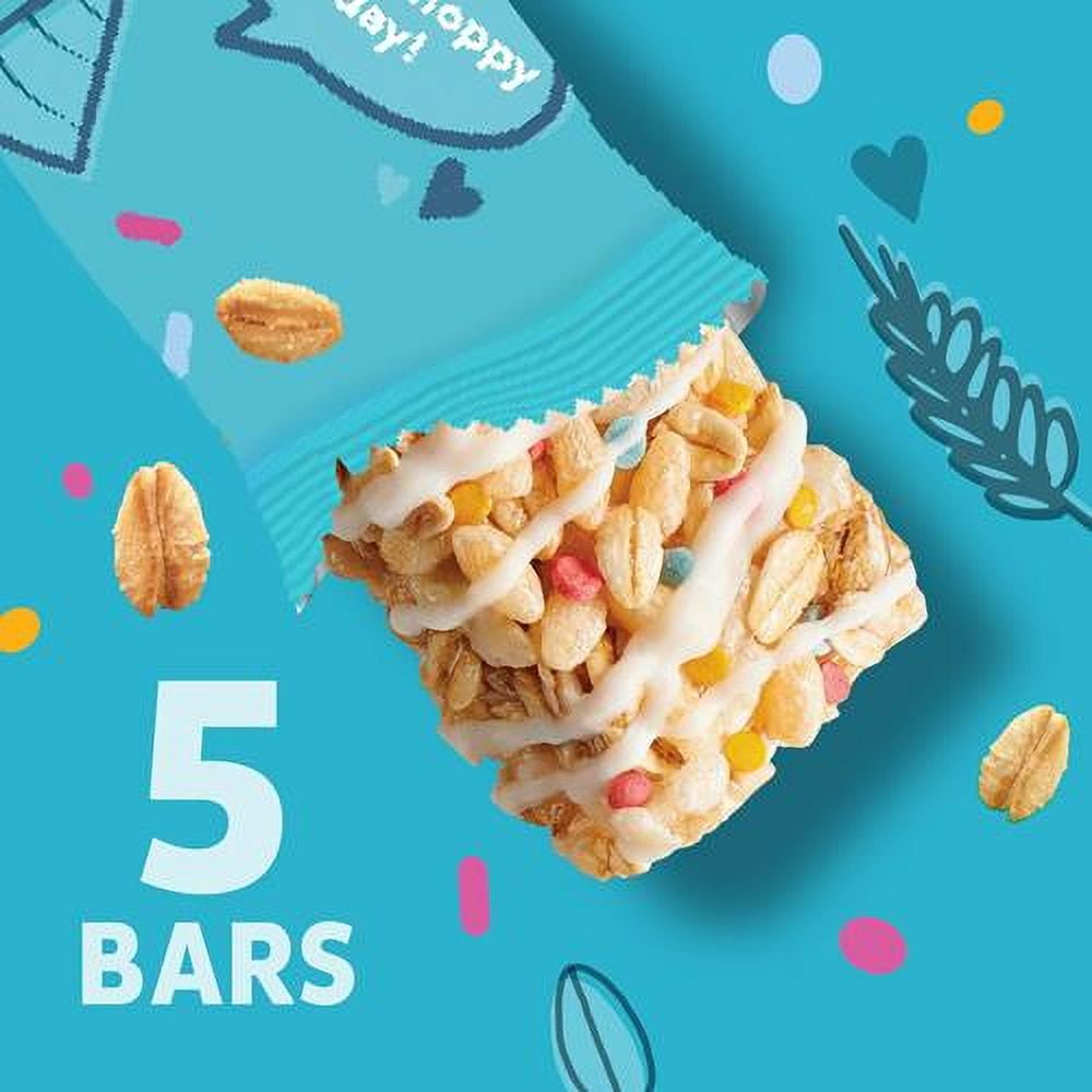 Annies Gluten Free Chewy Granola Bars, Birthday Cake, 5 Bars, 4.9 Oz - Pack of 2