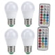 thumbnail image 1 of Bombilla LED RGB de 45 W, colorida, con control remoto intercambiable, para dormitorio, escalera, bar, 85 V-265 V (RGB, blanco cálido, 3000 K, casquillo E27), 1 of 14