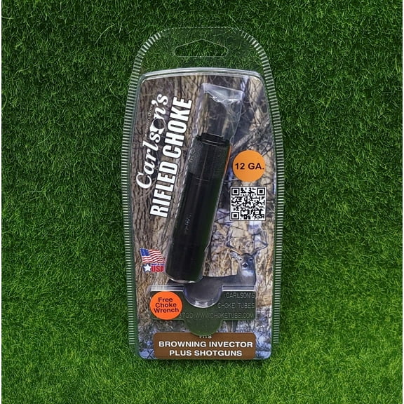 Carlson's Choke Tubes Precision Rifled Choke Tube, 12 Gauge, Matte Black, Stainless Steel