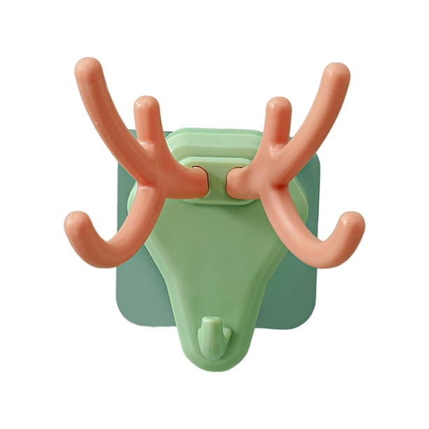 Toallero de pared para baño, para guardar llaves, colgador de toallas, accesorios de almacenamiento verde