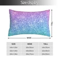 thumbnail image 2 of Fotbe Multicolor Glitter Funda de Almohada Decorativa Estilo Occidental, Lujo en Algodón, Fundas para Almohadas King, Cojín Estampado para Decoración del Hogar-14"x20", 2 of 6