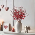 thumbnail image 3 of Heart Shaped Berry Picks, Decorative Berry Branches, Floral Arrangement Picks, Centerpiece Berry Stems, Romantic Berry Picks, Table Decor Stems, Event Floral Picks, Ceremony Decoration Picks, 3 of 5