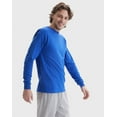 thumbnail image 4 of Hanes Mens Premium Beefy-T Cotton Long Sleeve T-Shirt, Sizes S-3XL, 4 of 10
