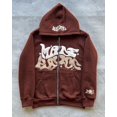 thumbnail image 4 of Sudaderas con capucha Y2K con estampado de letras para mujer, Otoño Invierno, Harajuku, Sudadera con capucha con cremallera, chaquetas góticas de Hip Hop de gran tamaño para hombre, ropa de calle, 4 of 4