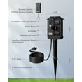 thumbnail image 3 of DEWENWILS Outdoor Light Timers with Remote Control, 6 Grounded Outlets, 100FT Remote Control, 6FT Extension Cord, Dusk to Dawn Power Stake Timer for Christmas Lights, Holiday Decor, 3 of 7