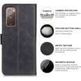 thumbnail image 2 of Galaxy S20 FE 5G Case, Wallet Folio Flip PU Leather Magnetic Buckle Slim Back Cover Built-in Card Holder Slot and Stand for Samsung Galaxy S20 Fan Edition 5G (Black), 2 of 6