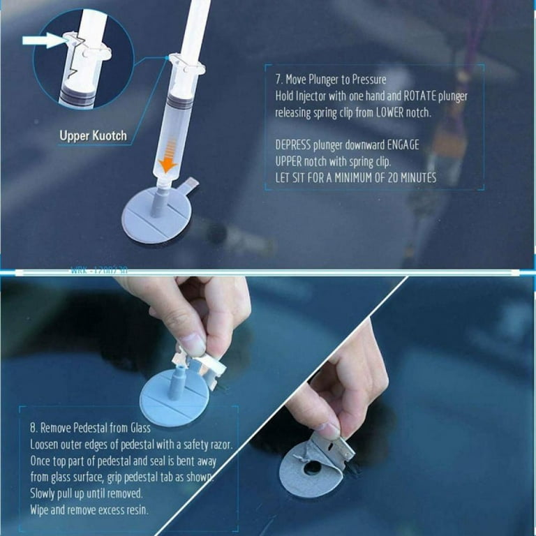 Antswish Windshield Repair Kit Cracked Glass Repair Kit to Fix Auto Glass  Windshield Crack Chip Scratch : : Car & Motorbike