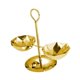 thumbnail image 5 of Bandeja De Exhibición Con Soporte Para Servir Condimentos, Bandeja Dividida Para Bocadillos Caseros De Restaurante, Color Dorado Oro, 5 of 9