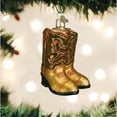 thumbnail image 2 of Old World Christmas Blown Glass Ornament for Christmas Tree, Pair of Cowboy Boots, 2 of 4