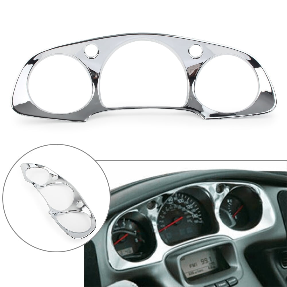 ZS ABS Chrome Instrument Panel Accent Cover Trim For Honda Goldwing ...