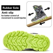 HOBIBEAR Boys Snow Boots Waterproof Outdoor Warm Slip girls Winter Shoes(Size Toddler 5.5-Big Kids 7)