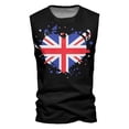 thumbnail image 4 of Men National Day Union Jack Spring Summer Vest Graphic Printed O-Neck Plus Size Comfortable Male Cool Camis Dailywear, 4 of 5