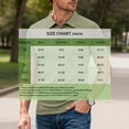 thumbnail image 3 of LWavelet Textured Men's Short Sleeve Polo Shirt Breathable Ideal for Casual Commute and Daily Wear Army Green L, 3 of 6