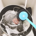 thumbnail image 1 of WEUVEB 1Jgo Cepillo Limpiador De Ollas Con Bola De Acero Y Mango Plástico Azul Para Uso En Cocina, 1 of 6