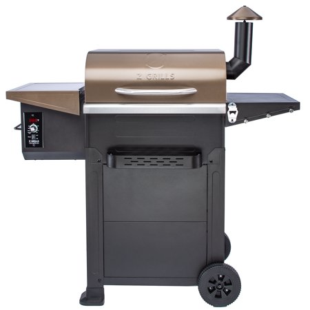 Z Grills 8 in 1 BBQ Pellet Grill & Smoker Auto Temperature Control, Direct Flame Searing, 572 Sq in Cooking Area, 6002B