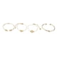 thumbnail image 2 of Fiudx Pulsera Elegante, Brazalete En Aleación de Moda para Mujer, Joyería de Fiesta Conjunto Dorado, Diseño Único, Regalo de Navidad, Tallas y Colores Variados, Ajuste Comodo., 2 of 2