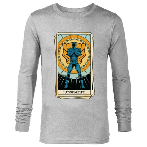 Marvel Tarot Arcana Black Panther as the Judgement Card - Long Sleeve T-Shirt for Men - Customized-Athletic Heather