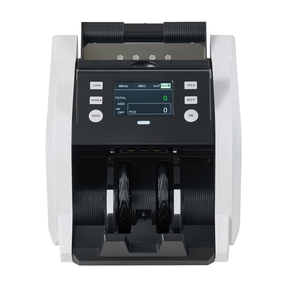 KFFKFF Money Counter Machine, 1200 Notes/Minute, Cash Counter with Value Count, UV/MG/IR/DD/DBL/HLF/CHN Counterfeit Detection, TFT Display, Money Counting Machine Mixed Denomination