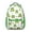 Green-141, variant on Cartoon Green Frog and Mushroom Print Backpack – Cute Nature Forest Pattern Schoolbag for and Outdoors