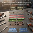 thumbnail image 4 of 12 Pack Magnetic Toolbox Labels 3D Printed Reusable Tool Box Drawer Tags – Easy Tool Organization for Garage, Carts & Cabinets, 4 of 9