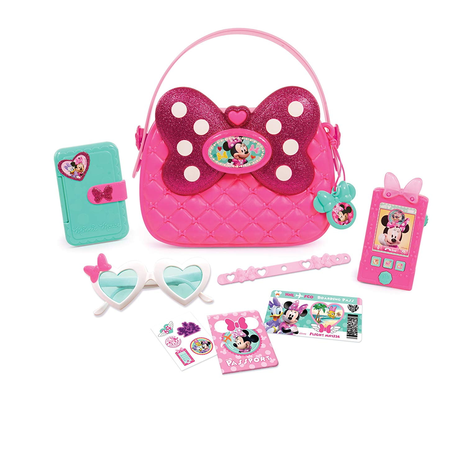 Minnie's Happy Helpers Bag Set, Pink, Pink bag as seen in Disney Juniorâs Minnieâs Happy Helpers