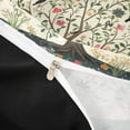 thumbnail image 3 of Homewish Tree of Life Flower Twin Duvet Cover, Botanical Animal Theme Twin Bedding, Black Reversible 2 Pieces, 1 Duvet Cover and 1 Pillowcase, 3 of 5