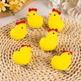 thumbnail image 1 of Easter Fleece Chicken With Clips Foam Flocked Chick Easter Decoration Chicks, 1 of 5