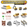 thumbnail image 3 of Pistas de carreras Construction Race Tracks Coroiesty 264 unidades con coches para niños, 3 of 8
