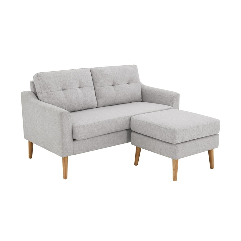 Serta Brighton Mid-Century Modern Style 2 Seater Loveseat