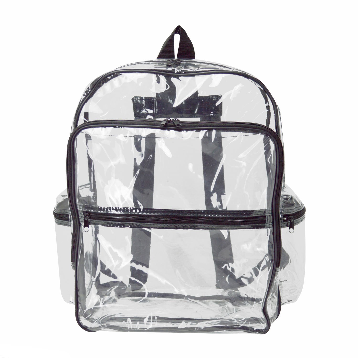 ProEquip - Large Clear Transparent PVC Multi-pockets School Backpack/ Outdoor Backpack/ Heavy ...